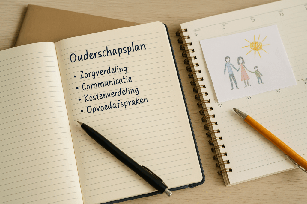 ouderschapsplan voorbeeld